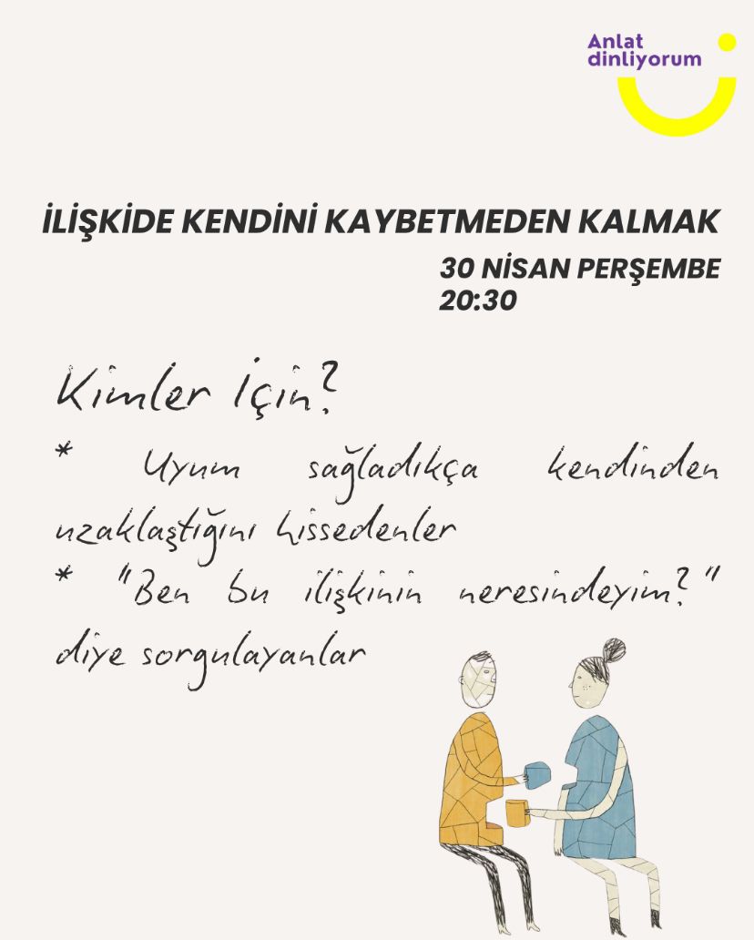 İlişkide Kendini Kaybetmeden Kalmak\' atölyesine NEDEN KATILMALISINIZ?